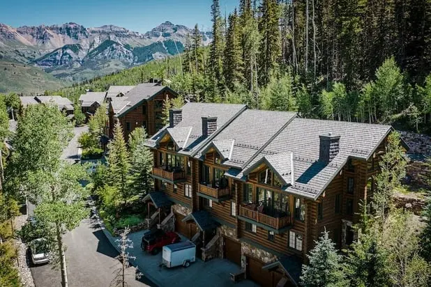 Mountain home with Brava synthetic roof