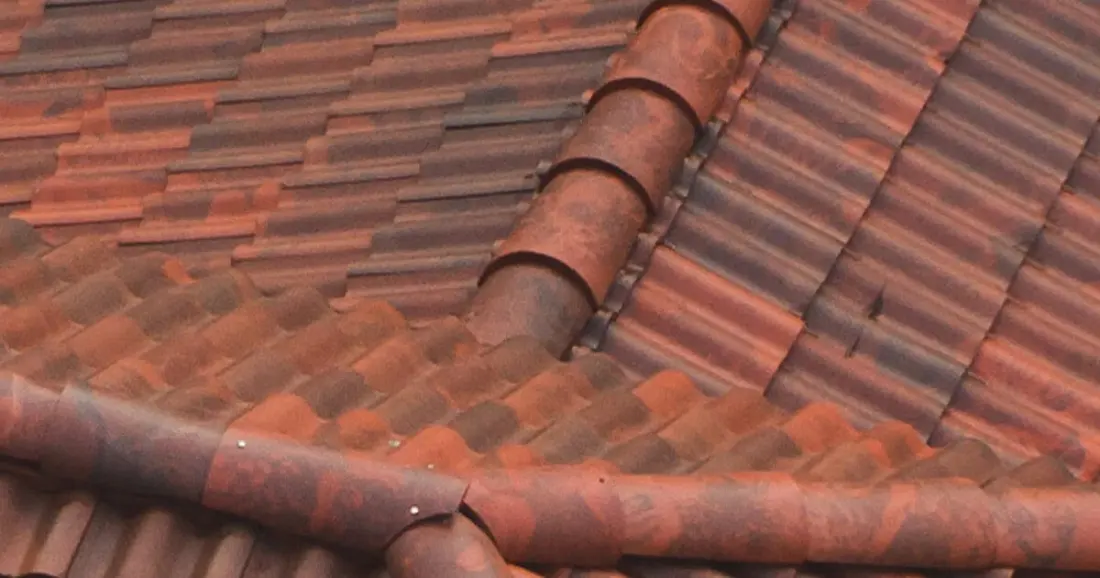 Brava synthetic Spanish tile roofing detail