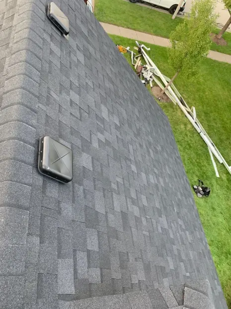 Repaired roof and exterior project
