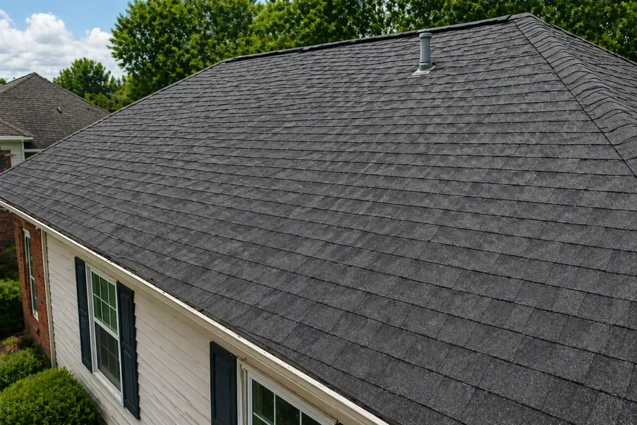 Roof after repair