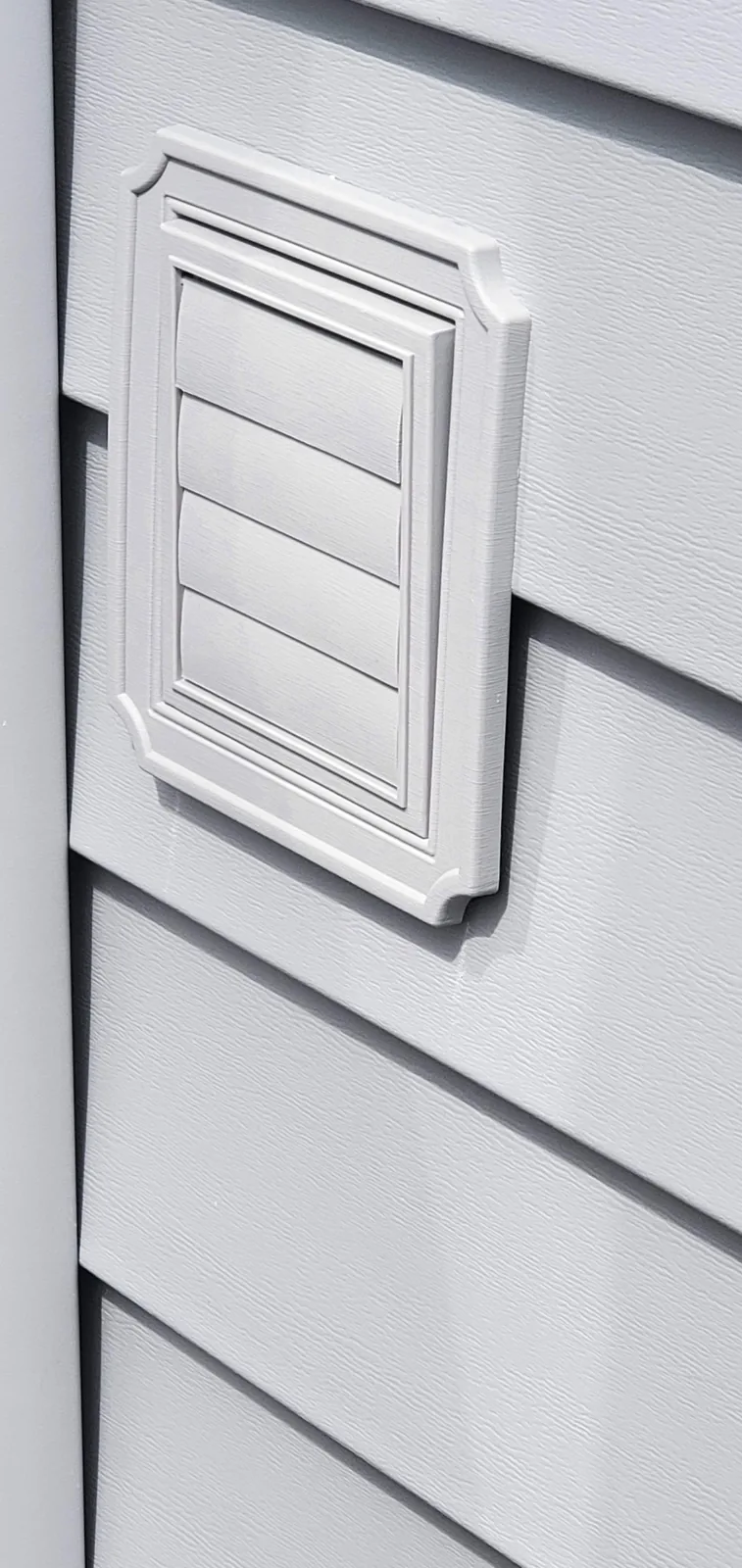 Close-up of completed siding detail in Naperville IL by RG Roofing & Exteriors